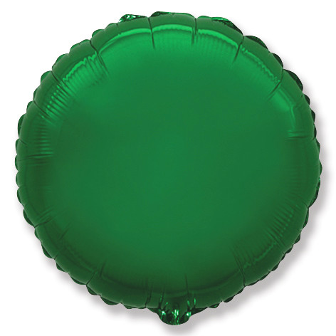 Фольгированный Круг, Зеленый (46 см)